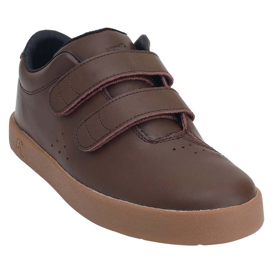 スニーカー/2021 Late/メンズ靴/SKATEBOARD/AREth(アース)/I velcro/Brown Leather (ブラウンレザー)