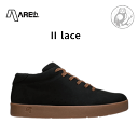 スニーカー/2020 Late/メンズ靴/SKATEBOARD/AREth(アース)/II/Black Nubuck(ブラック ヌバック)