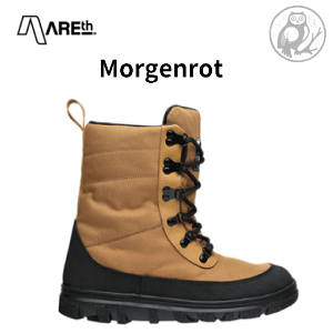 あす楽　2020LATE/ AREth (アース) / メンズ 靴 / Morgenrot (モルゲンロート) / Beige/Black(ベージュ/ブラック)　Winter BOOTS /スノースケート/UNISEXI/レース/紐靴/ユニセックス
