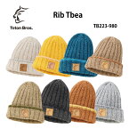 ニットキャップ/秋冬/BEANIE・帽子/TetonBros/ティートンブロス/TB223-980/Black・Ivory・Light Brown・Yellow・Gray・Orange・Saboten・Blue Gray/メンズ・レディース/Rib Tbea