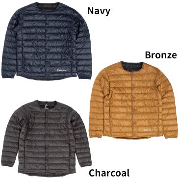 TetonBros / ティートンブロス / Hybrid Inner Down Jacket /メンズ・レディース / 秋冬 / インナ−ジャケット・ダウン / Bronze・Navy・Charcoal / XS・S・M・L / TB203-16M