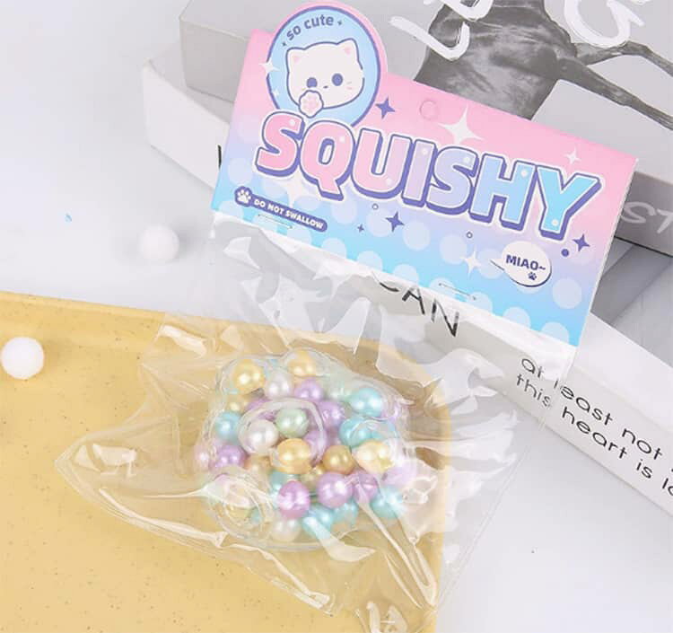 スクイーズ スクイーズおもちゃ おもちゃ にぎにぎ 2個セット 肉球 ぷくぷく 音が出る ガチャガチャ ボール 握って遊ぶ 癒しグッズ かわいい 肉球 スクイーズ プッシュポップ theskeletonworks-10005000 THE SKELETON WORKS サンプル画像2