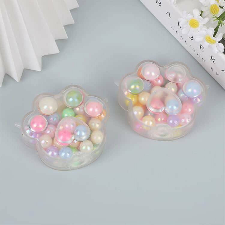 おもちゃ 握る 殴る スクイーズ 貝 にぎにぎ 肉球 2個セット 殴る ぷくぷく 音が出る ガチャガチャ ストレス解消 握って遊ぶ 癒しグッズ かわいい スクイーズおもちゃ スクイーズ プッシュポップ theskeletonworks-10005001 THE SKELETON WORKS サンプル画像2