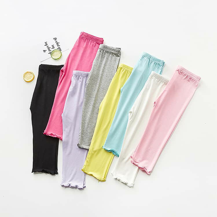 女の子 女の子 スパッツ 接触冷感 全8色 90cm 夏用 ひんやり キッズ モダール ジュ...