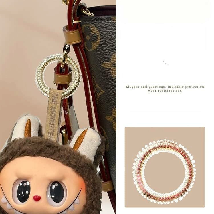 コイルストラップ 10本セット ぬいぐるみ ぬい活 落下防止ワイヤー スパイラルコー...