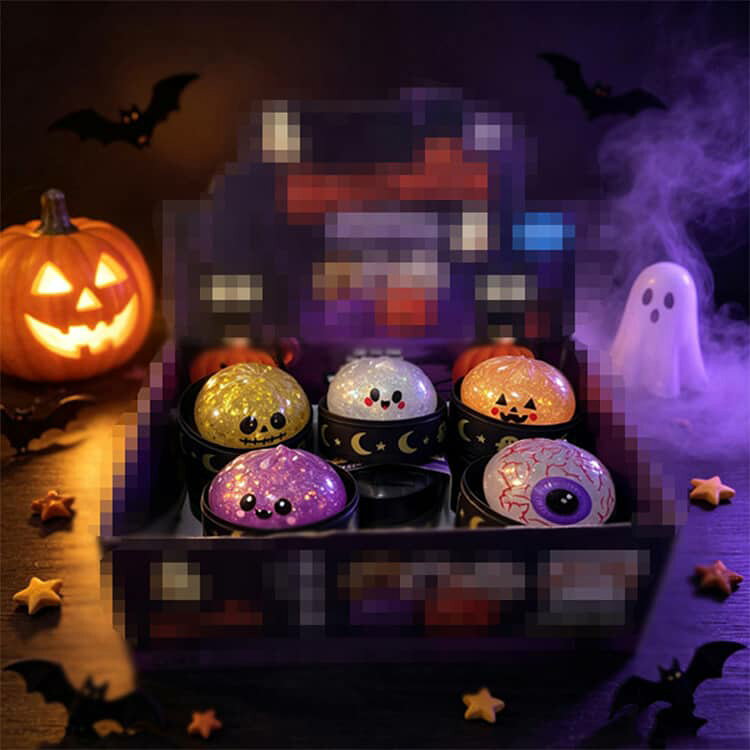 【12個セット】 SNSでバズり中！ハロウィン 肉まんスクイーズ ブラインドBOX 肉まん まんじゅう スクイーズ 蒸篭付き 8.5cm ぷにぷに かわいい おばけ やわらか もちもち ストレス解消 癒しグッズ おもちゃ プレゼント ギフト フィジェットトイ 握るおもちゃ theskeletonworks-10015473 THE SKELETON WORKS サンプル画像2