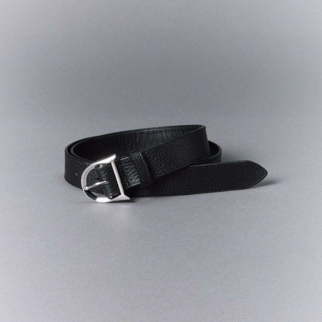 MASU | エムエーエスユー ARROW BUCKLE LEATHER BELT BLACK (M26U6OJ014) 26SS 26春夏 ベルト レザー レザーベルト（楽天・THE SOAP SHOP）
