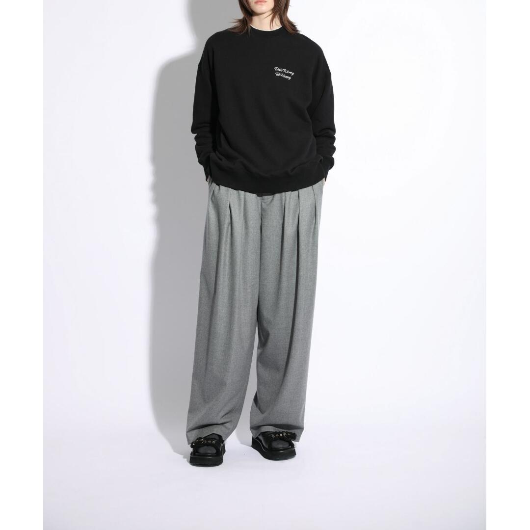 SACRA【サクラ】PREMIUM FLEECE LOGO TOP 990BLACK (125650091) 25AW 25秋冬 トップス カットソー スウェット