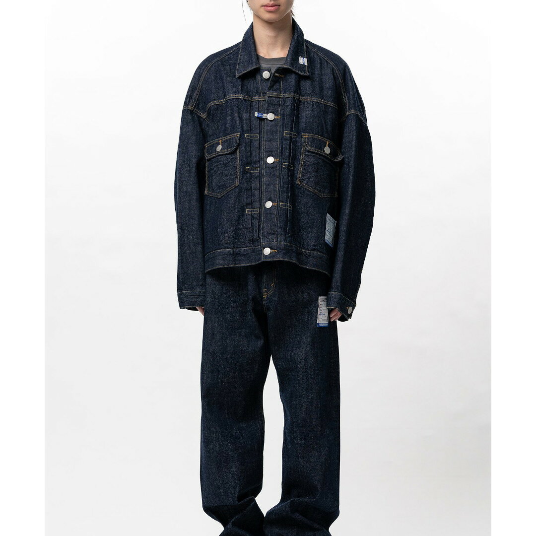 in・stru(men-tal). |イン・ストル (メンタル) . One Washed Selvage Denim Jacket INDIGO (I16BL071) ジャケット アウター ワンウォッシュ セルビッジ デニムジャケット セルビッジデニム