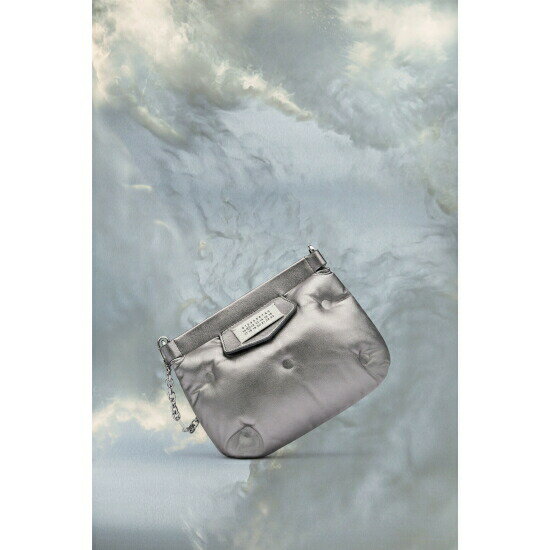 Maison Margiela 【 メゾン マルジェラ 】「 グラム スラム 」 チェーン クラッチバッグ ミニ Metallic grey (S56WF0161P6748H3809) 24AW 24秋冬 【 送料無料 】 正規品 正規 バッグ バック クラッチバック マルジェラ
