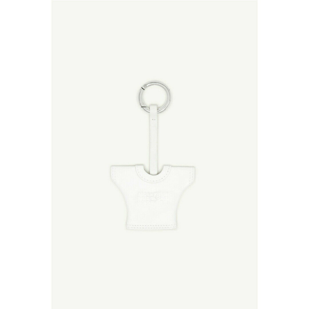 MM6 【エムエムシックス】 Tシャツ キーチェーン WHITE (SA6UA0006P8335T1003) 25SS 25春夏 キーホルダー Margiela マルジェラ