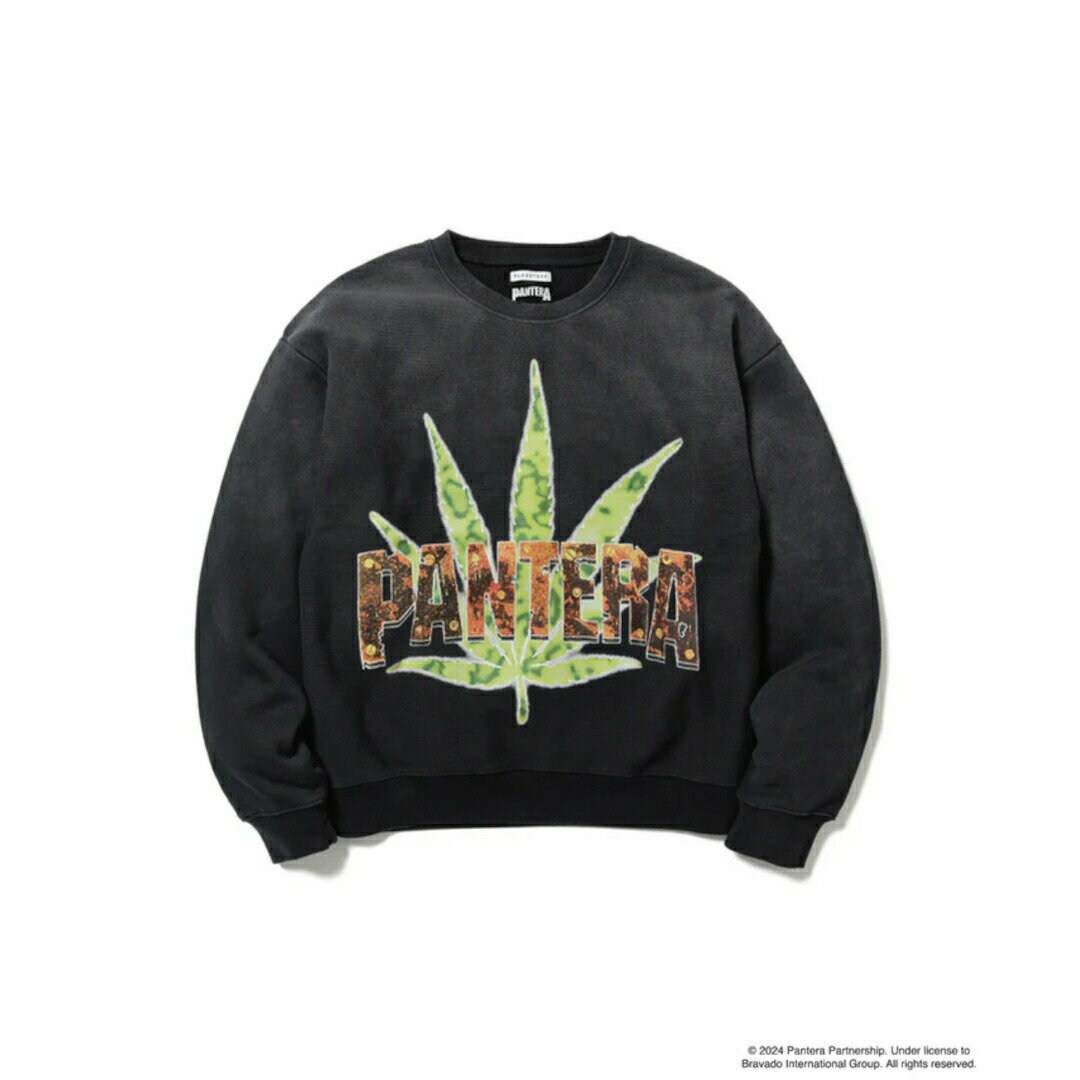 F-LAGSTUF-F【フラグスタッフ】"Whiskey 'N Weed" SWEAT BLACK ( xPantera) (fs1762-0105) 25SS 25春夏 スウェット