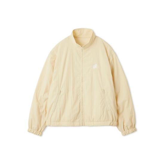 null.  ナイロンフリースジップジャケット CREAM (153WFJ255030) 25秋冬　25AW　　ジャケット　トラックジャケット　ナイロンフリースジャケット