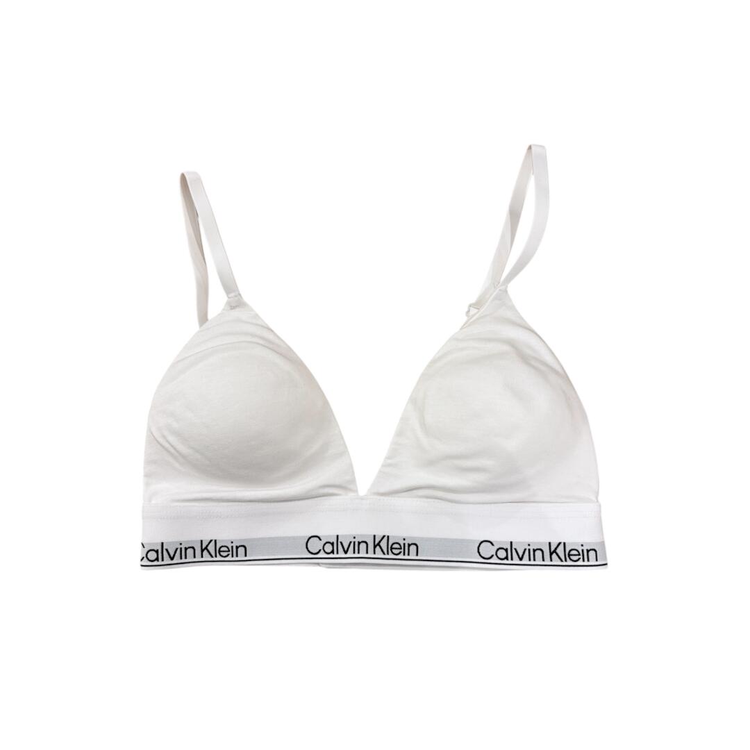 Calvin Klein TRIANGLE 100WHITE (QF8498AD)　下着　ブラレット