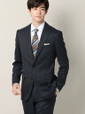 ツーパンツ スーツ メンズ スリム 春夏 秋冬 洗える ブルー ネイビー 青 紺 グレンチェック 2パンツ 2ボタン サイドベンツ ノータック テーパード 動きやすい ストレッチ 形態安定 シワになりにくい メンズスーツ 背広 紳士服 WEB限定