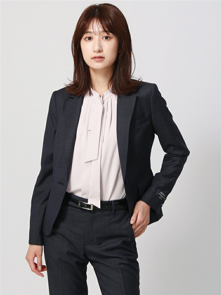 【店内全品ポイント5倍】ジャケット REDA SUPER110'sウール ピンドット ネイビー ザ・スーツカンパニー スーツスクエアのサムネイル