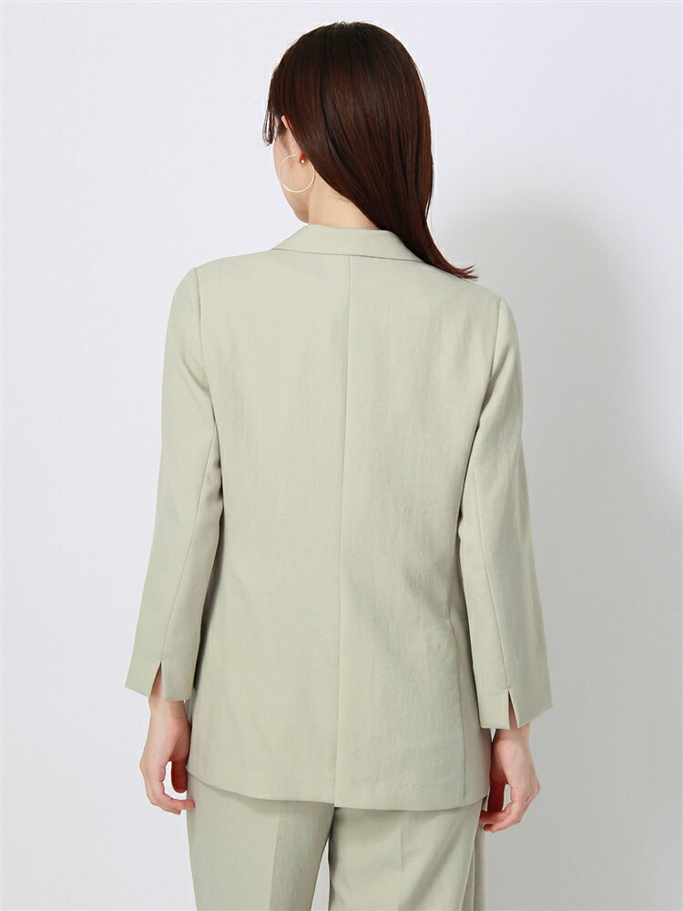 ジャケット ウォッシャブル ストレッチ 消臭 メランジツイル SY加工 無地 グリーン系 ホワイト スーツスクエア