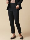 テーパードパンツ DELEGANT ハンドウォッシュ 2WAYストレッチ ダブルクロス ネイビー ホワイト・ザ・スーツカンパニー スーツスクエア