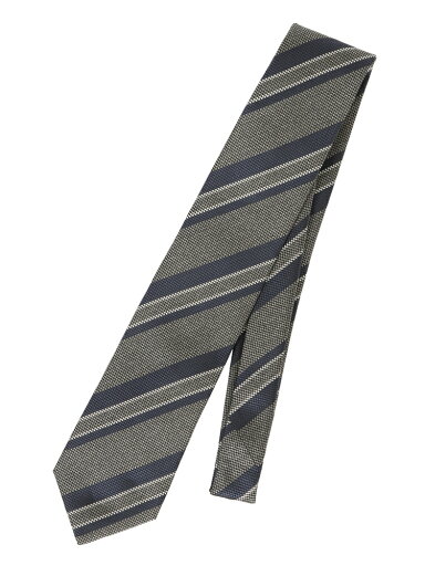 ネクタイ メンズ Fabric by ITALY シルク ストライプ×織柄 グレー系 スーツスクエア ザ・スーツカンパニー ネクタイ メンズ Fabric by ITALY シルク ストライプ×織柄 グレー系 スーツスクエア ザ・スーツカンパニー