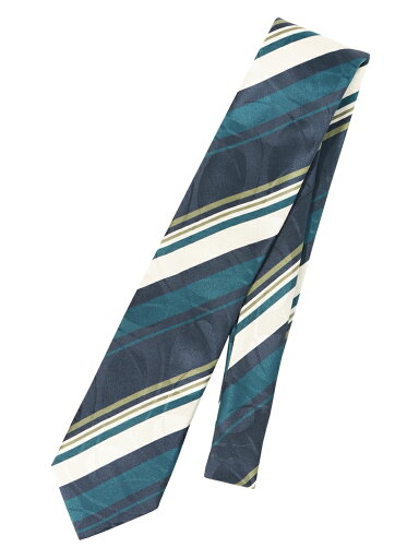 ネクタイ JAPAN MADE JACQUARD×PRINT シルク ストライプ×総柄 ネイビー系 スーツスクエア ザ・スーツカンパニー ネクタイ JAPAN MADE JACQUARD×PRINT シルク ストライプ×総柄 ネイビー系 スーツスクエア ザ・スーツカンパニー