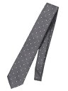 ネクタイ ウォッシャブル ポリエステル ドット グレー系 スーツスクエア