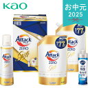 お中元 2025 花王 アタックZEROギフト K・ABー30A 日用消耗品 洗剤 詰め替え クリーナー 洗濯用洗剤 まとめ買い 食器洗剤 キュキュットクリア ...