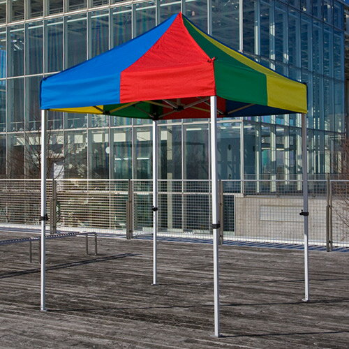 かんたんてんと KA/1W(1.8m×1.8m)(スチール&アルミ複合フレーム)ワンタッチテント イベントテント UVカット 防水 防炎 日よけ 雨除け 定番 かんたんテント 簡単テント通販格安セール情報 楽天 通販