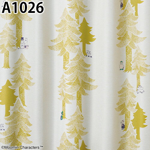 MOOMINカーテン プートドレープ イージーオーダー(オーダーサイズ 幅100/200/300cm...