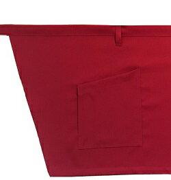カフェエプロン40cm丈 ソムリエエプロン 業務用エプロン 前掛け激安 ギャルソンエプロン タブリエ黒 サロンエプロン11色展開 帯電防止加工日本製