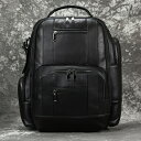 リュック メンズ レザー ビジネスリュック ビジネスバッグ 35.56cm 防水 レディース 本革 鞄 カバン 通勤 仕事用 大容量 大きめ 牛革 レザー リュ...
