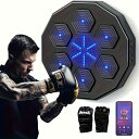 ボクシングマシン 壁掛け パンチング マシン 自宅 Bluetooth ボクシングマシーン 音楽再生 家庭用 ダイエット ミュージック ボクサー フィットネス 大人 室内 練習用具 トレーニング ストレス解消 発散 バレンタインデーギフト クリスマスギフト(4)