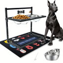 犬用食器台 ペット用食器台 高さ調節 フードボウル ドッグボウル ペットボウル 小型犬 中型犬 大型犬 子犬 ペット用食器 ステンレスボウル 折りたたみ式 犬 ...