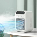 風向調整可能 ミニエアコンファン 小型クーラー USB給電式冷風扇 冷感 静音 強力 冷却 加湿 送風 卓上冷風機 冷風扇