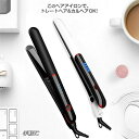 軽量 ストレートナー ヘア LCD液晶モニター 温度調整 アイロン マイナスイオン 30mmプレート 2way ストレート(2)