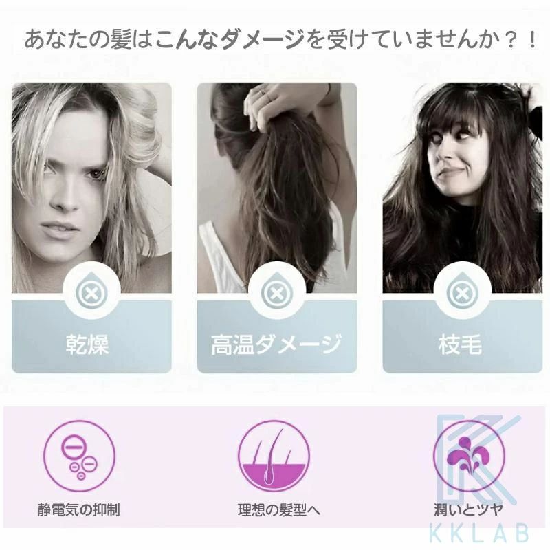 静音 美髪 高級 超軽量 温度調整 マイナスイオン ヘアドライヤー おすすめ 4段階調節可能 冷熱風 大風量