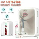 小型 保温庫 ミニ冷蔵庫 省エネ LED化粧鏡付き コスメ専用冷蔵庫 化粧品専用冷蔵庫 8L 卓上 冷蔵庫 コスメ 冷蔵庫(2)
