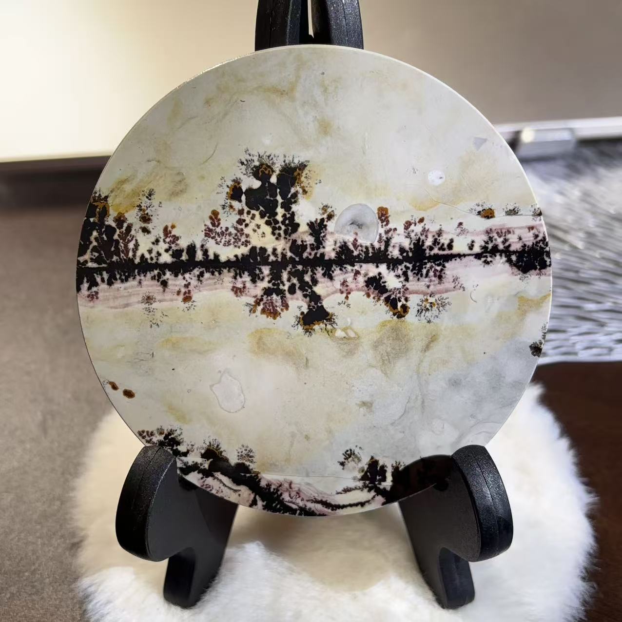 樂天商城 - 天然石 ピクチャージャスパー スライス 置物 インテリア アート No935