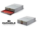 DURABLE VARICOLOR 3 デュラブル バリカラー A4 縦型 レターケース 3段 おしゃれ オフィス用品 書類整理 ヨーロッパ ドイツ 引出し 卓...