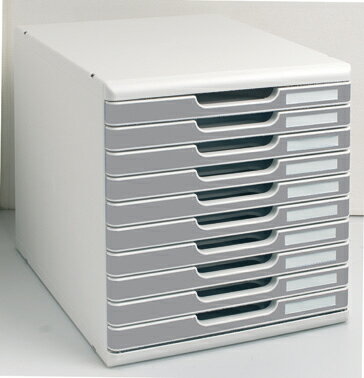 EXACOMPTA エグザコンタ MODULO モデューロ レターケース A4 縦型 10段 【グレー】おしゃれ 書類整理 オフィス 引出し 卓上 ザウィンド ...