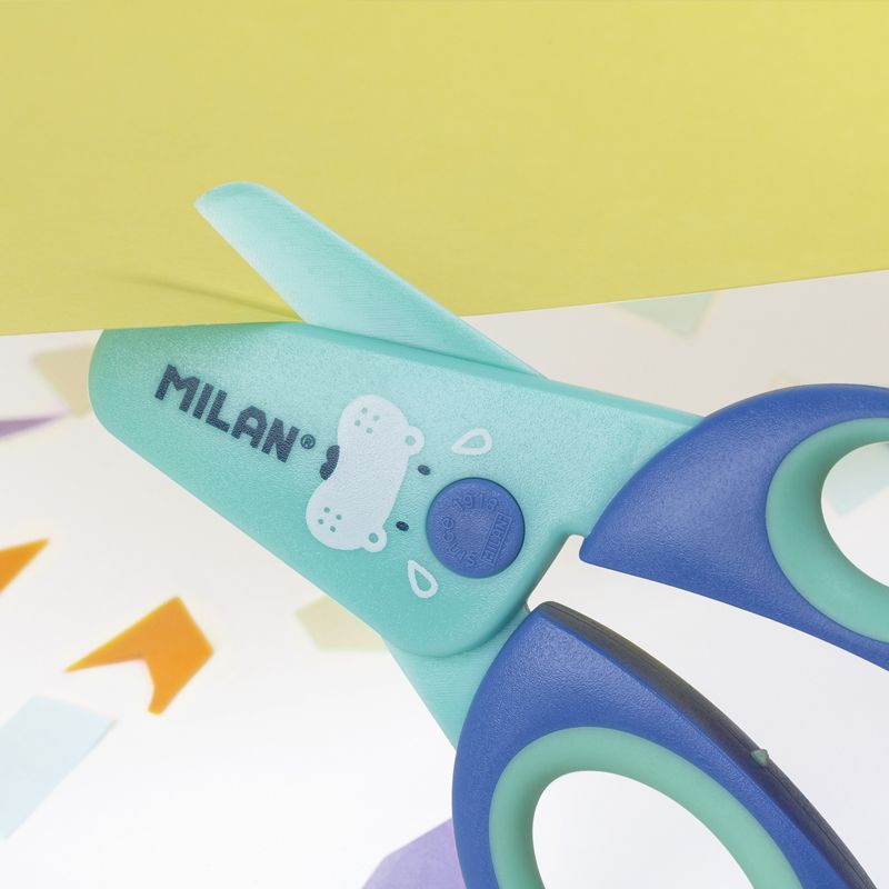 MILAN funny scissorsミラン おもしろ ハサミ 右利き おしゃれ かわいい キッズ 子供向け はさみ 紙切りばさみ 工作 セール ザウィンド 海外 ブランド 可愛い スタイリッシュ シンプル thewind-10000887 ザウィンド(セレクト文具・雑貨) サンプル画像3