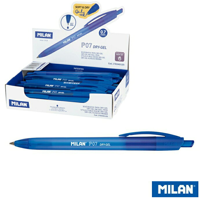 MILAN ミラン ドライ ゲル ペン P07 【全3色】DRY-GEL PEN おしゃれ かわいい ヨーロッパ 文房具 文具 ボールペン 筆記具 0.7mm 速乾性 ゲルインク ザウィンド 海外 ブランド 可愛い スタイリッシュ シンプル thewind-10004691 ザウィンド(セレクト文具・雑貨) サンプル画像3