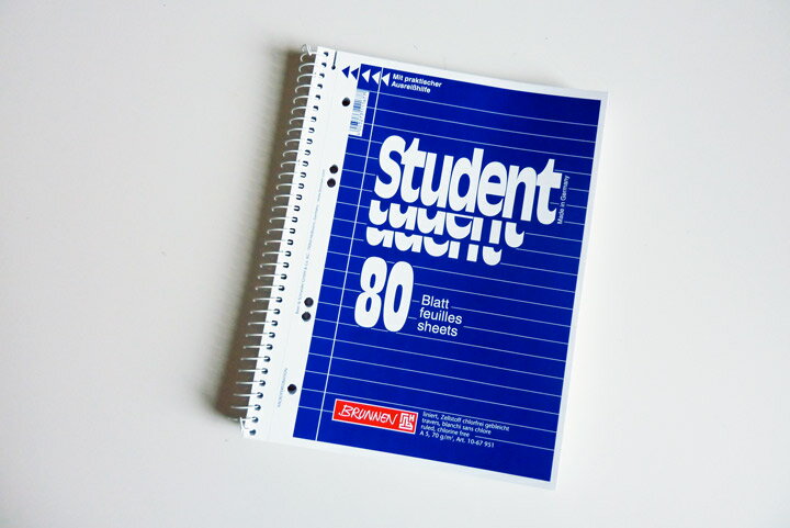BRUNNEN ブルンネン リングノート Student 【A5】 【罫線】 1067951 【2冊までポスト投函可】おしゃれ ヨーロッパ 文房具 文具 メモ ...