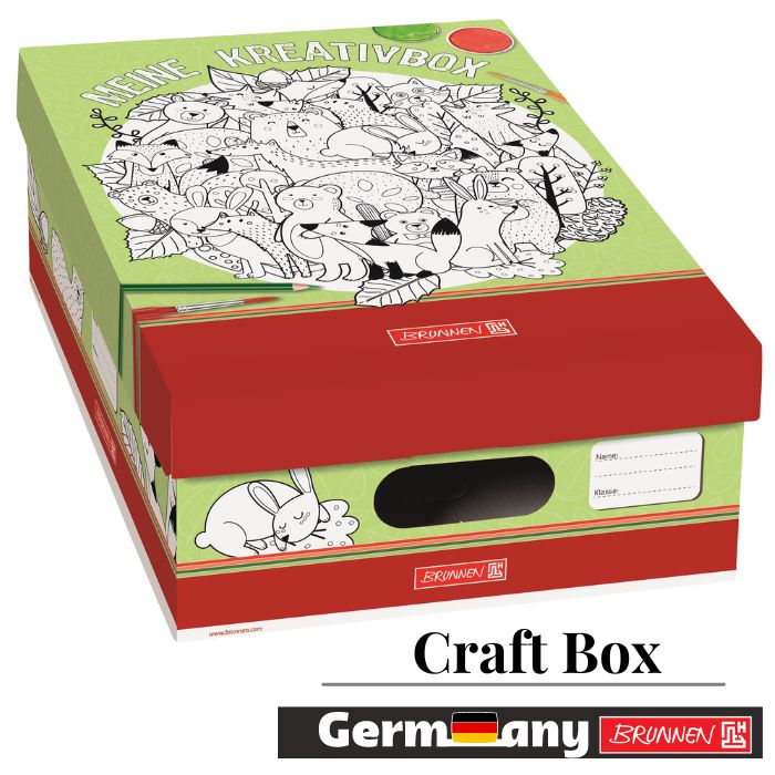 BRUNNEN ブルンネン Craft Box クラフトボックス【アニマル】おしゃれ かわいい ヨーロッパ 文房具 文具 クラフト ボール紙 箱 小物入れ お道...