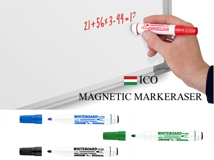 ICO イコ MAGNETIC MARKERASER ホワイトボード用マーカー【全4色】おしゃれ かわいい 文房具 文具 ホワイトボード イレーサー マグネット...