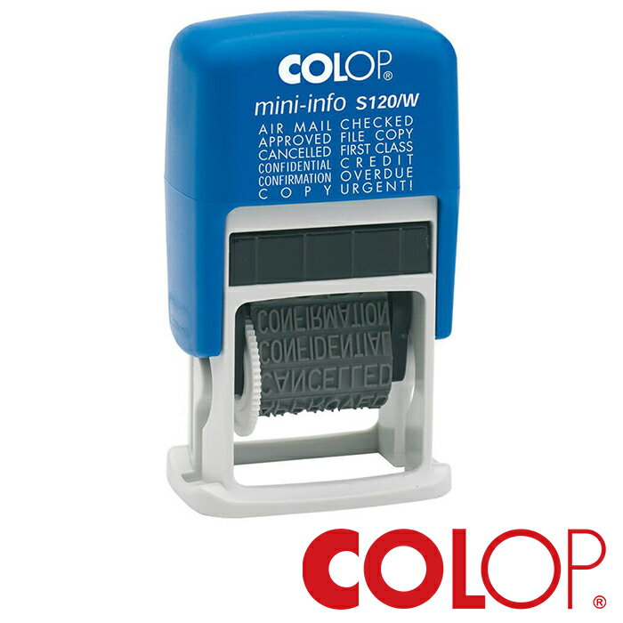 COLOP コロップ Mini-Info S 120/W ミニインフォ 120WRおしゃれ かわいい ヨーロッパ オーストリア オフィス 文房具 文具 回転式 ...