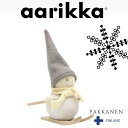 【ポイント10倍中♪】aarikka アーリッカ PAKKANEN（FROST ELF）B07886 パッカネン「SKIER」【11cm】おしゃれ 北欧 雑貨 インテリア 置物 オブジェ スキー クリスマス プレゼント アアリッカ ザウィンド 可愛い スタイリッシュ シンプル かわいい