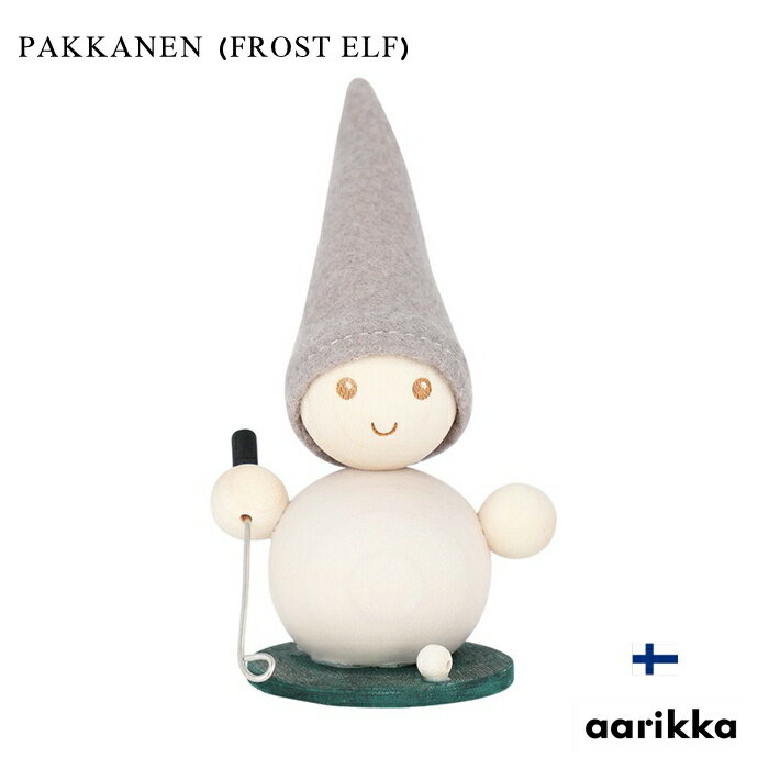 【ポイント10倍中♪】aarikka アーリッカ PAKKANEN（FROST ELF）GOLFER B07579 パッカネン「ゴルファー」9cmおしゃれ 北欧 雑貨 インテリア 置物 オブジェ ゴルフ クリスマス プレゼント アアリッカ