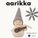 【ポイント10倍中♪】aarikka アーリッカ PAKKANEN（FROST ELF）B08250パッカネン「GUITARIST（ギター）」9cmおしゃれ 北欧 雑貨 インテリア 置物 オブジェ クリスマス プレゼント アアリッカ