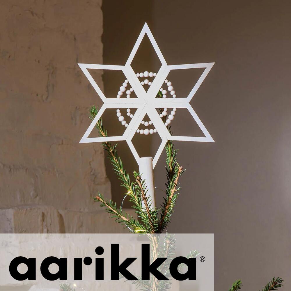 ＼ポイント10倍/7/4 20時よりaarikka アーリッカ クリスマスツリー トップスター北欧 雑貨 置物 おしゃれ クリスマス 飾り 星 木製 インテリア プレゼント クリスマス アアリッカ ザウィンド 可愛い シンプル かわいい [2]