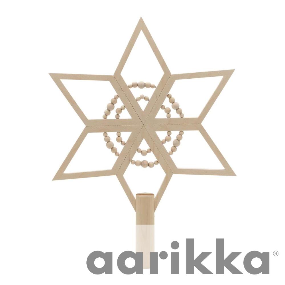 ＼ポイント10倍/7/4 20時よりaarikka アーリッカ クリスマスツリー トップスター北欧 雑貨 置物 おしゃれ クリスマス 飾り 星 木製 インテリア プレゼント クリスマス アアリッカ ザウィンド 可愛い シンプル かわいい [3]